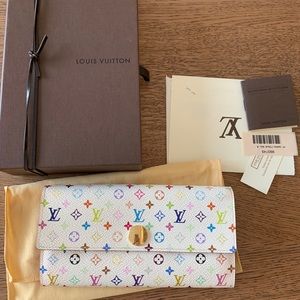 LOUIS VUITTON monogram multicolor Sarah Wallet